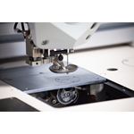 programmable sewing machine for automotive and marine interiors and parts