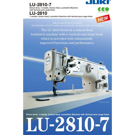 LU-2810S-7 Standard gauge Direct-drive, 1-needle 2