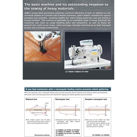 LU-1565N (with organized split needle bar) 4